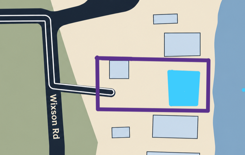 Driving directions map